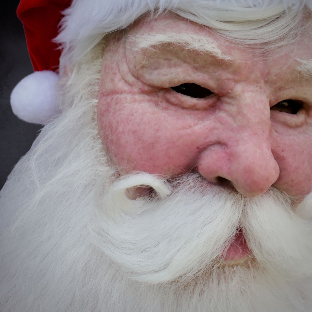 Santa Claus Realistic Mask — Christmas Costume
