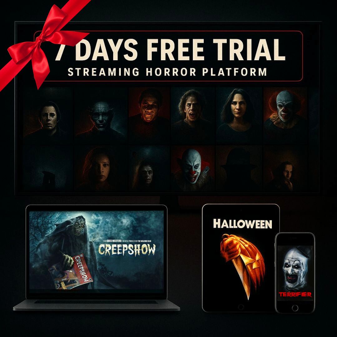 7 Days Free on a Horror Movie Platform