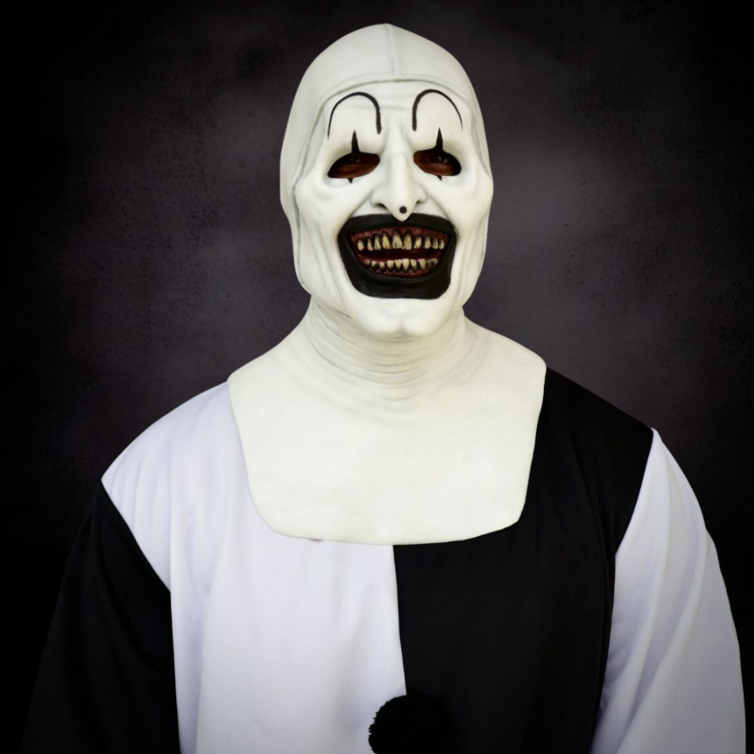 Art The Clown Realistic Mask — Halloween Horror Costume