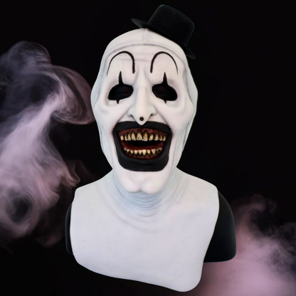 Art The Clown Realistic Mask — Halloween Horror Costume