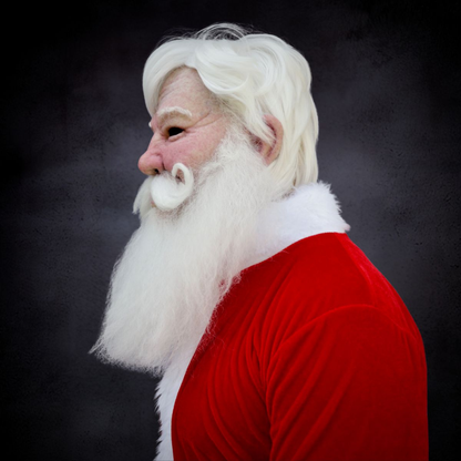 Santa Claus Realistic Mask — Christmas Costume