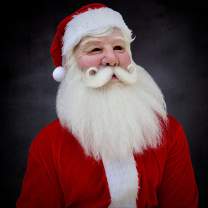 Santa Claus Realistic Mask — Christmas Costume