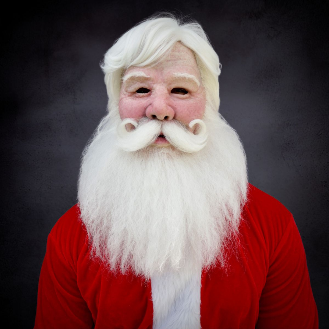 Santa Claus Realistic Mask — Christmas Costume