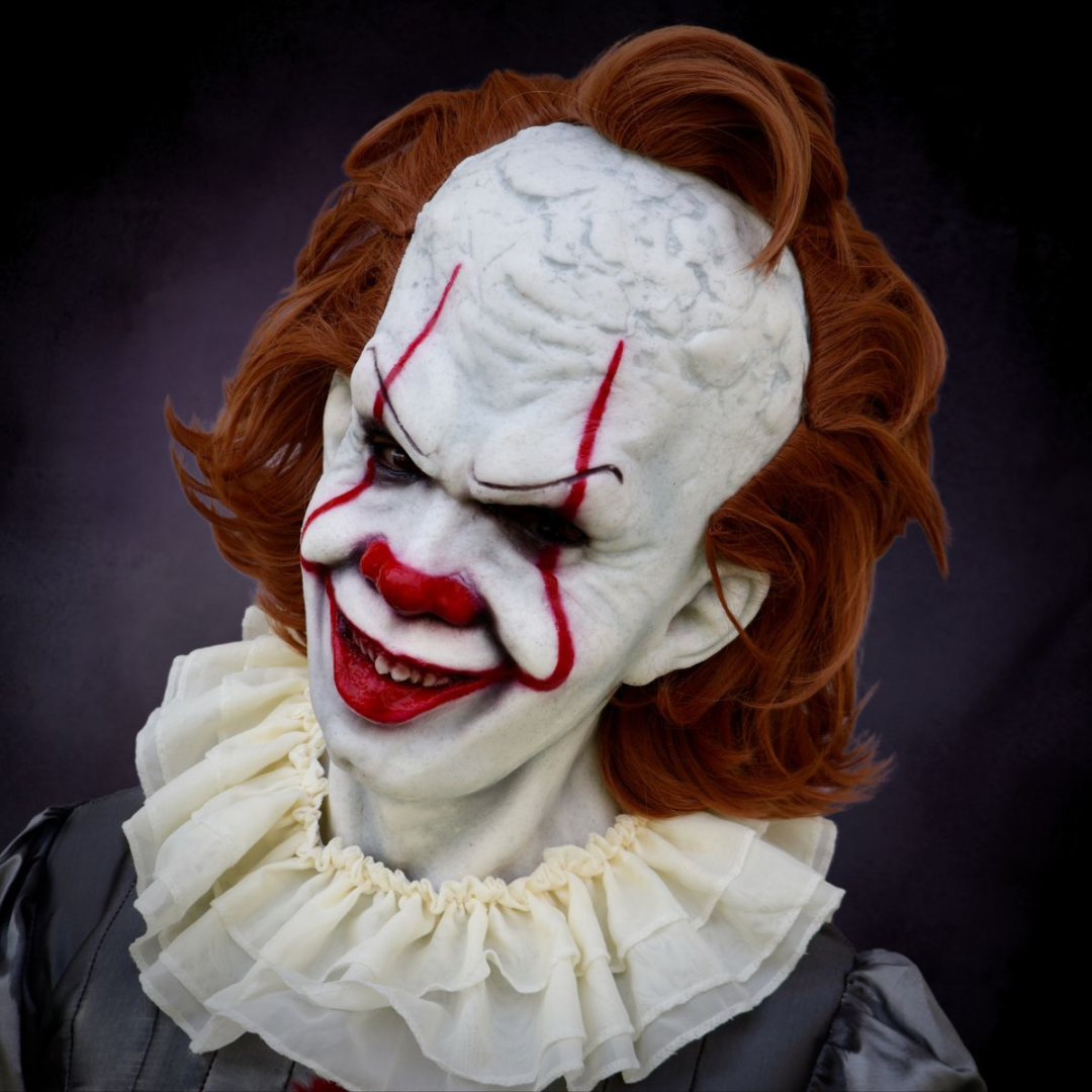 Pennywise Clown Mask — Halloween Horror Costume