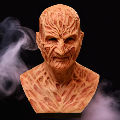 Freddy Krueger Realistic Mask — Halloween Horror Costume